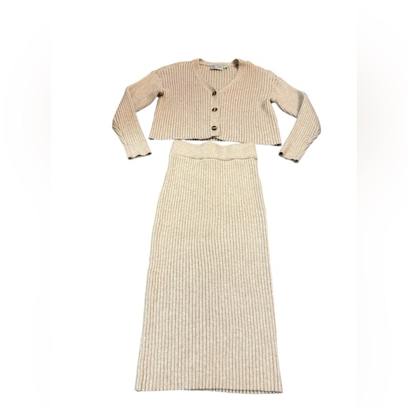 Anthropologie Saturday Sunday Niza Cardigan and Skirt MATCHING SET Size Small - Picture 4 of 11